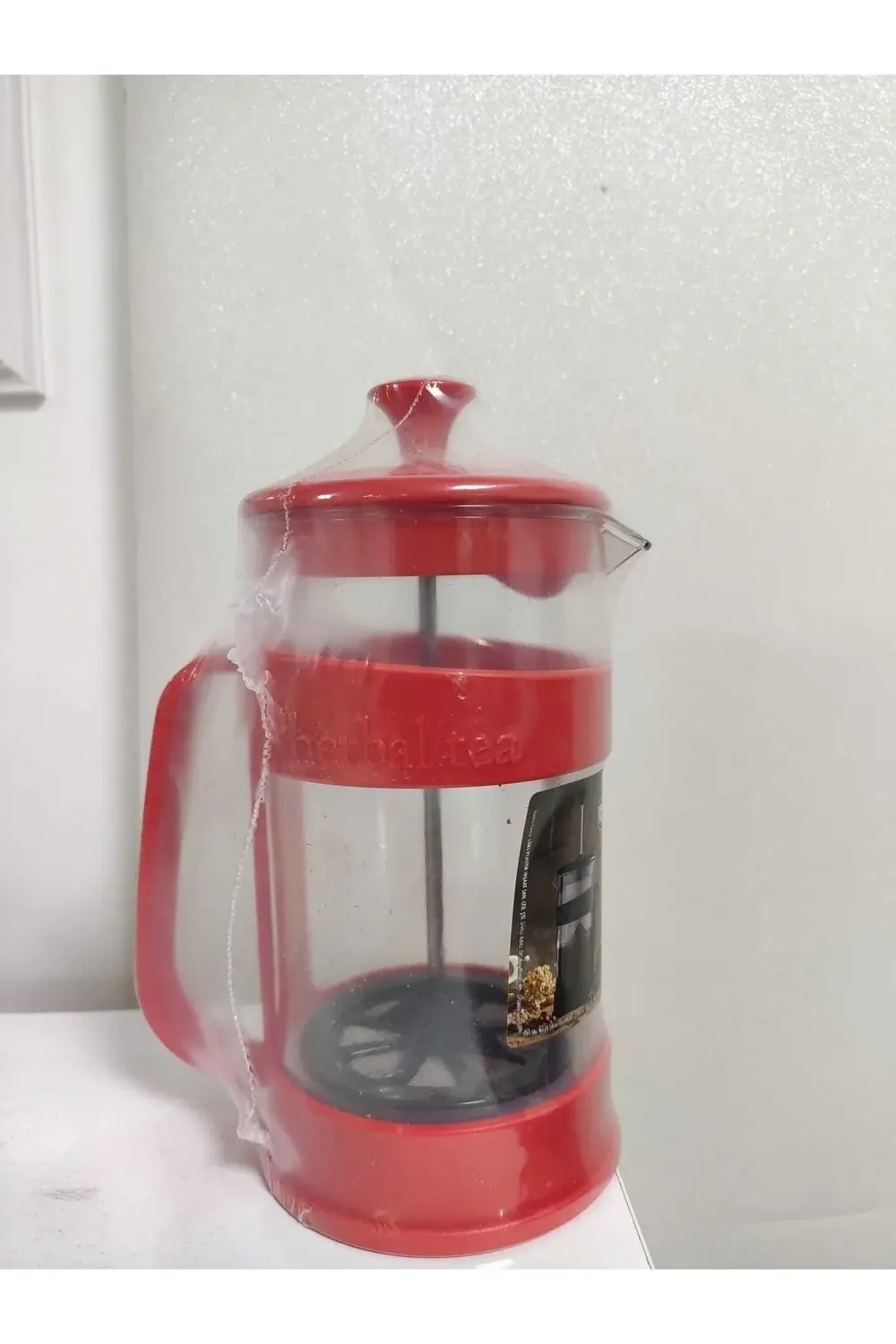 Barista French Press Kırmızı
