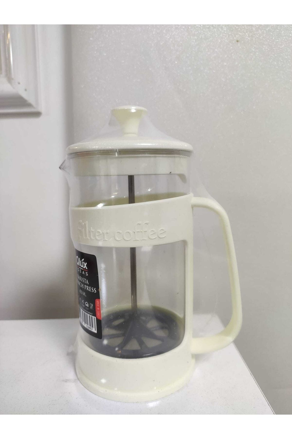 Qlüx Barista French Press Beyaz 420Ml