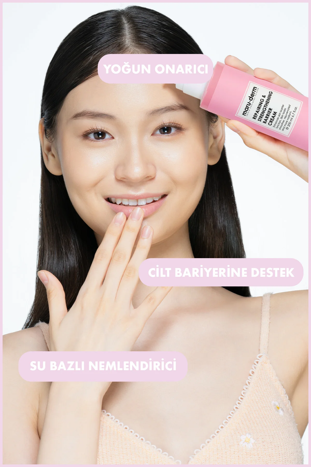 Bariyer Onarıcı & Güçlendirici Ceramide Cilt Bakım Kremi 200 ML