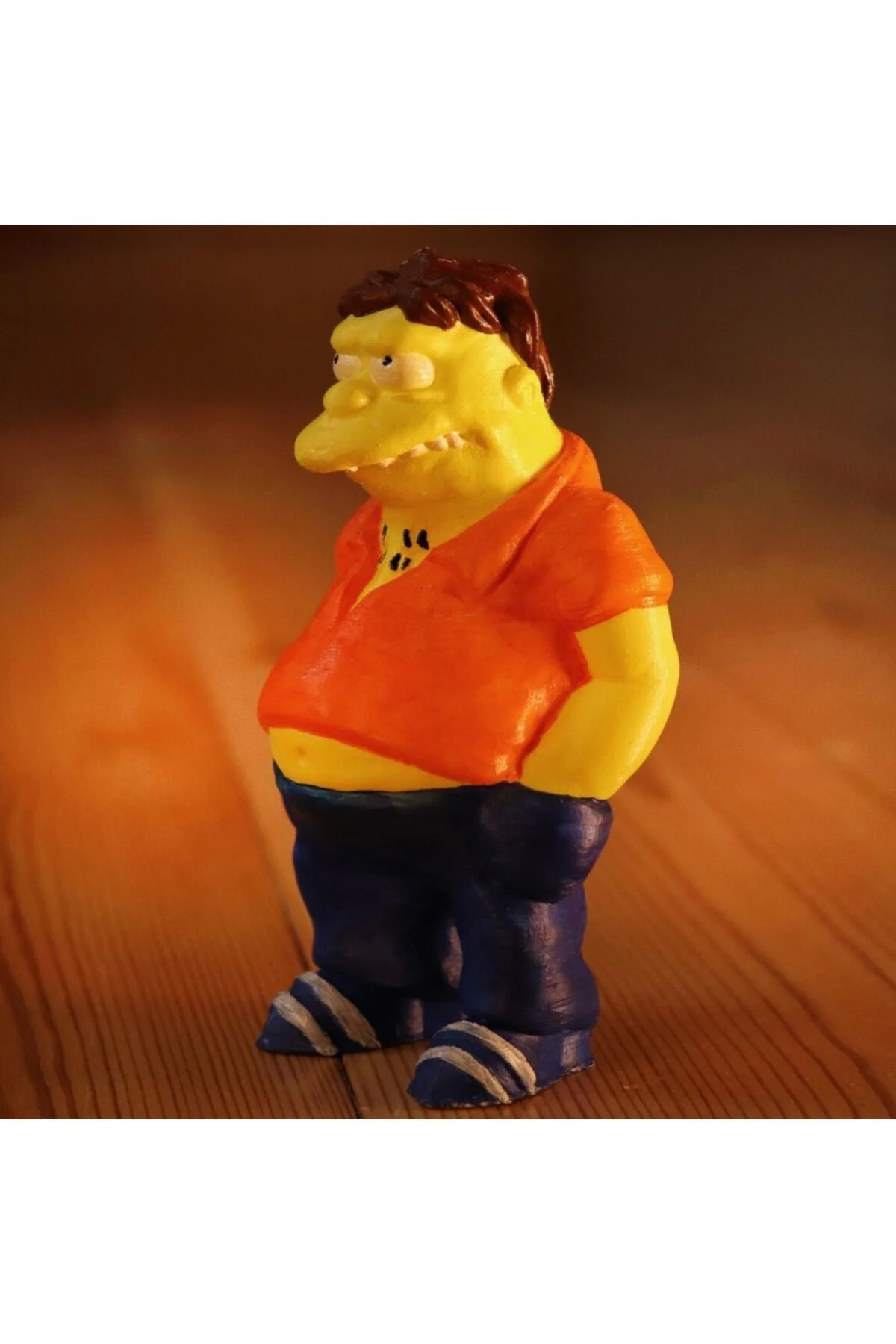 Barney Gumble Simpson Simpsons Simpsonlar Boyalı Figür 15 Cm