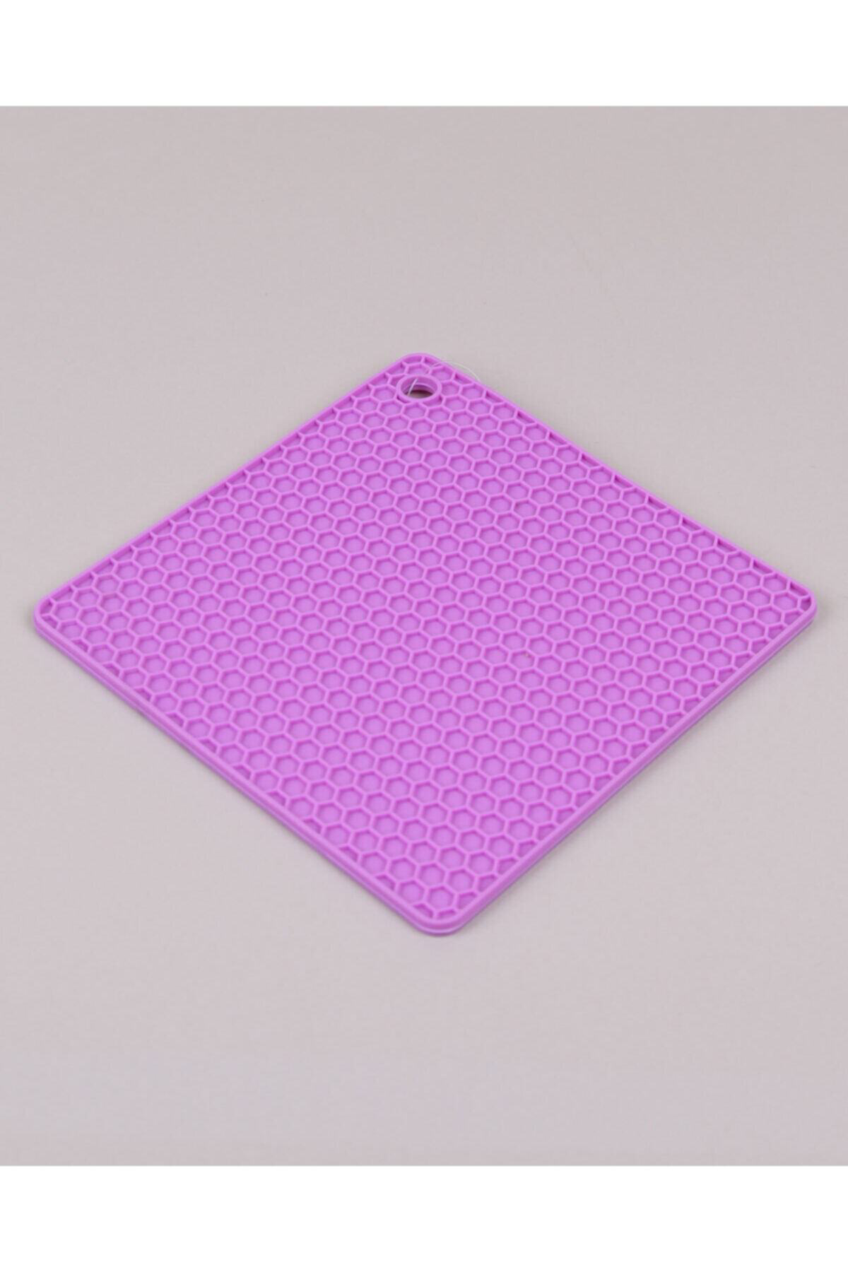 Barones Silikon Kare Nihale Lila