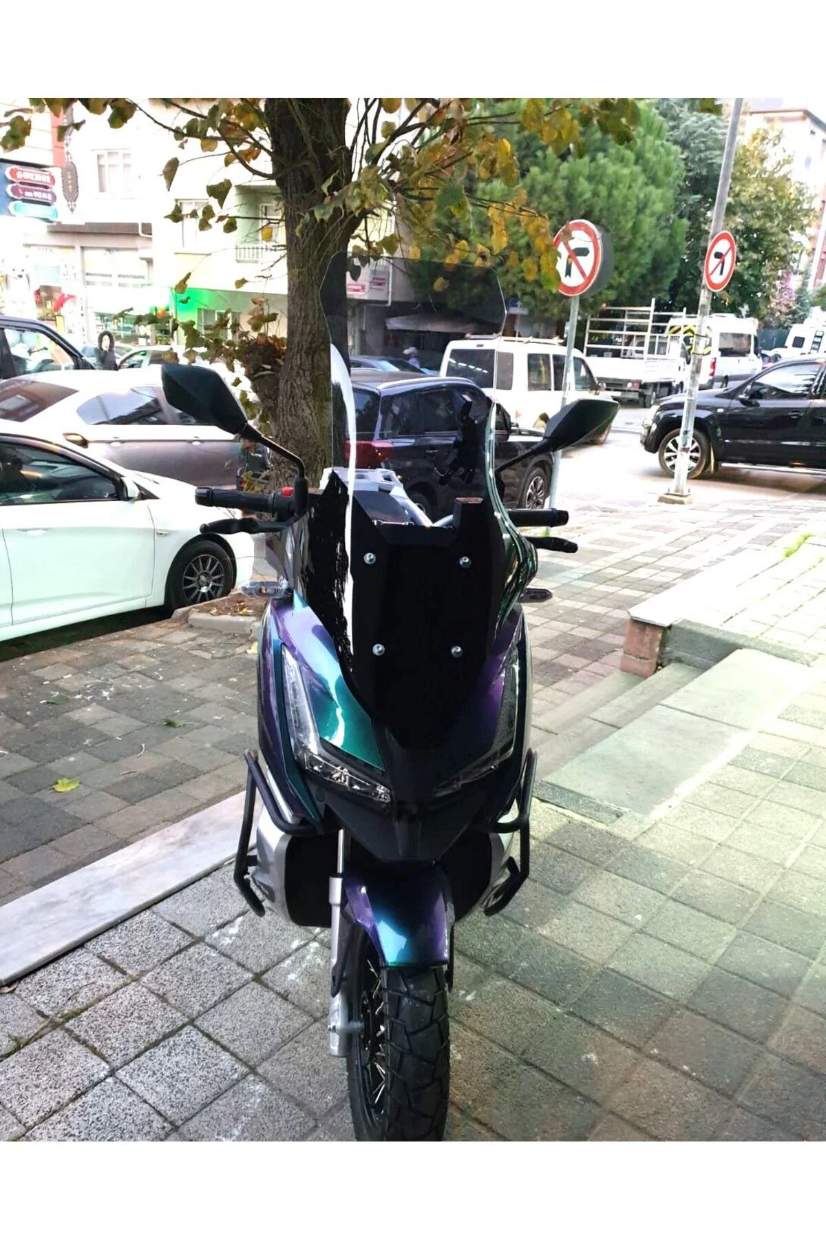 Barossa ADV 125 Ön Cam 2025-2026 Model 78cm Füme Renkli 4mm UZUN