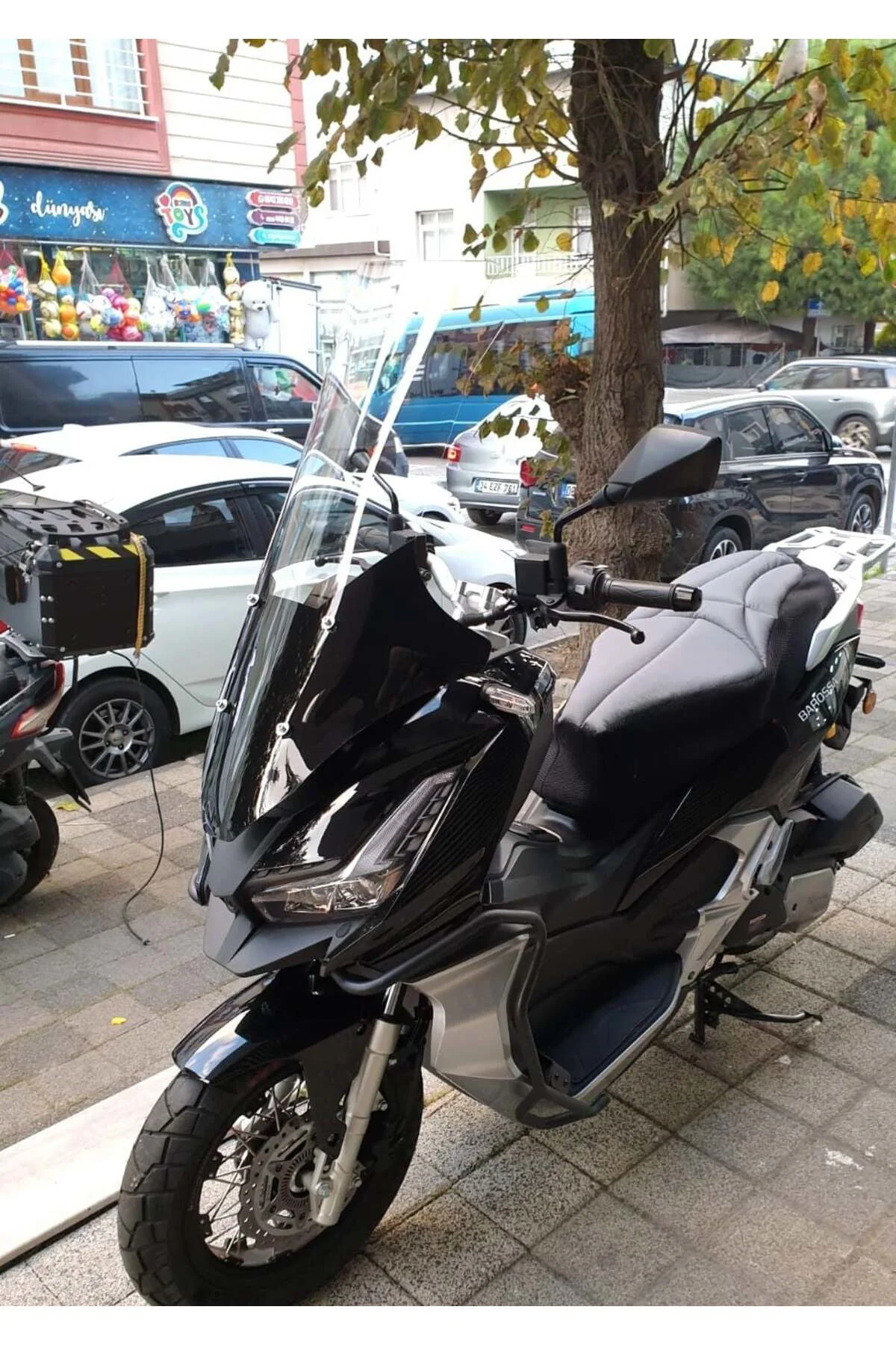 Barossa ADV 125 Ön Cam 2025-2026 Model 78cm Şeffaf Renkli 4mm UZU