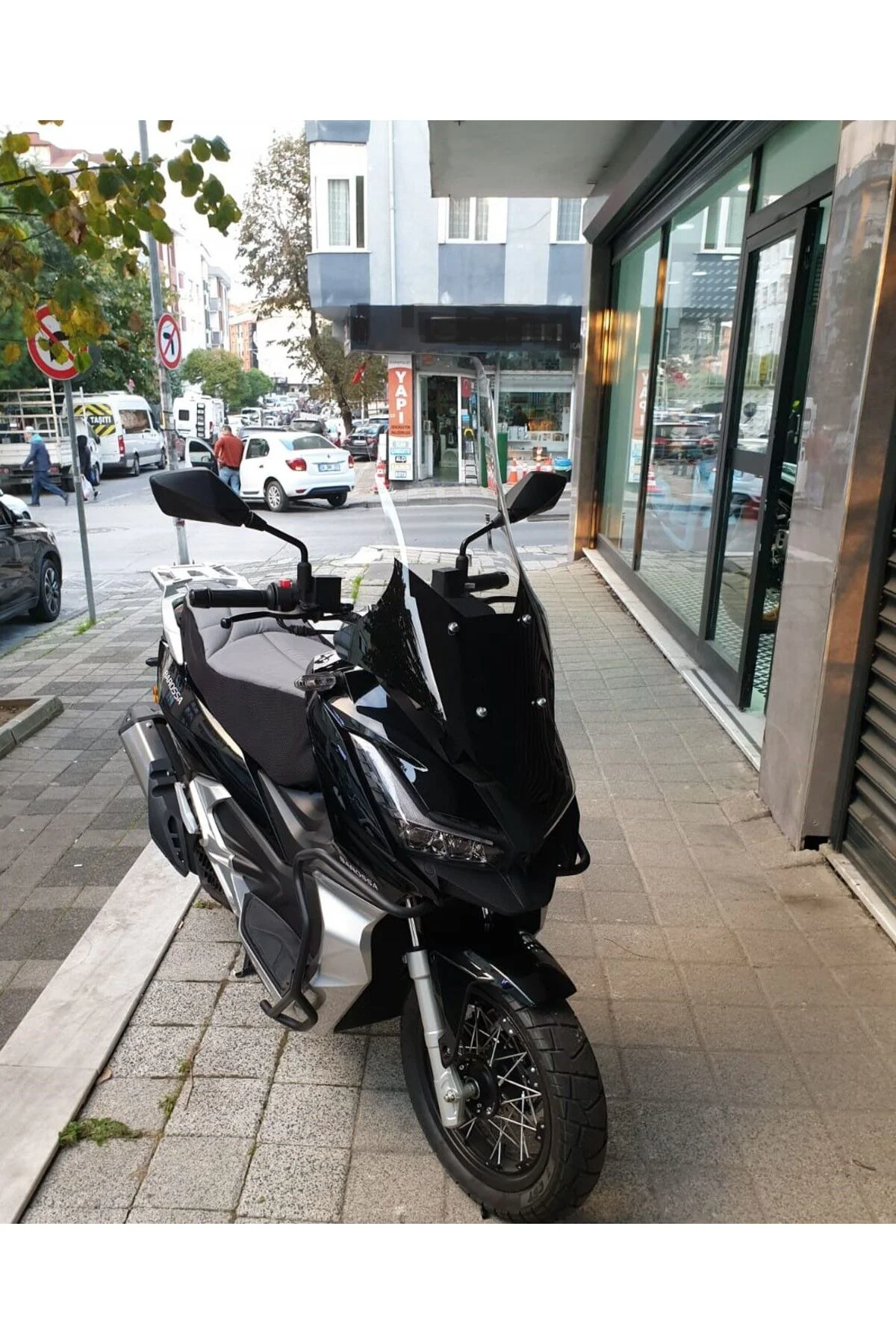 Barossa ADV 125 Ön Cam 2025-2026 Model 78cm Şeffaf Renkli 4mm UZU