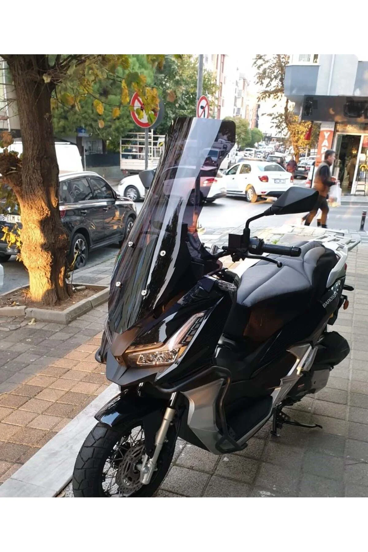 Barossa ADV 125 Ön Cam 2025-2026 Model 78cm Siyah Renkli 4mm UZUN
