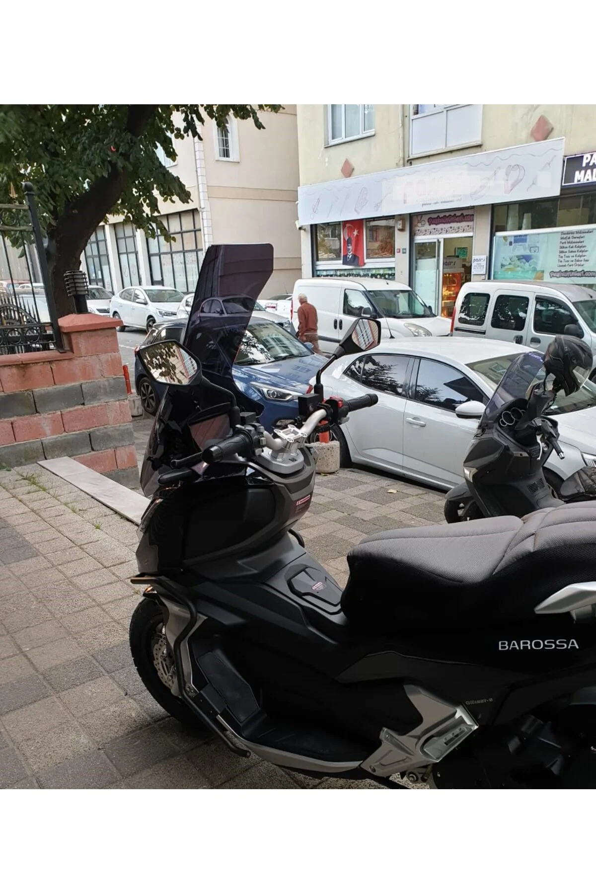 Barossa ADV 125 Ön Cam 2025-2026 Model 78cm Siyah Renkli 4mm UZUN