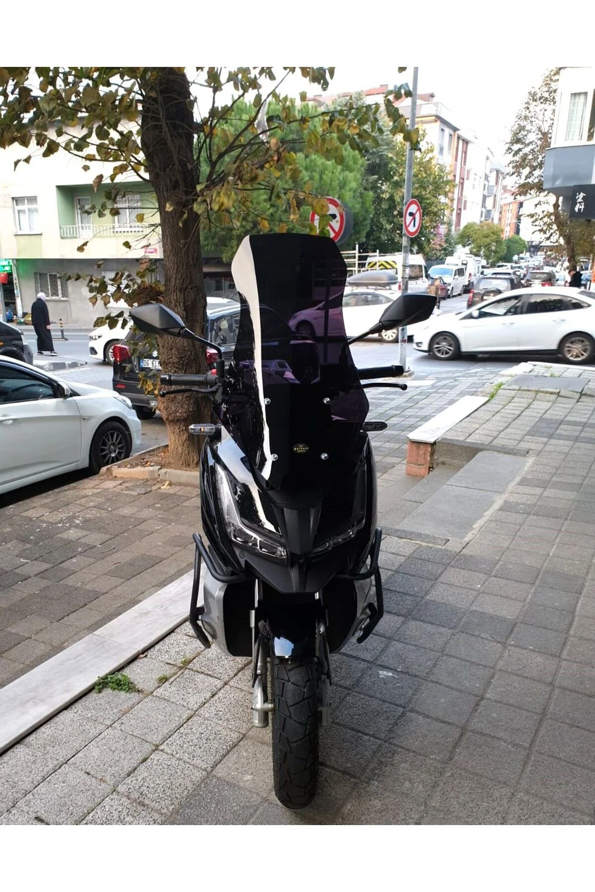 Barossa ADV 125 Ön Cam 2025-2026 Model 65cm Siyah Renkli 4mm ORTA