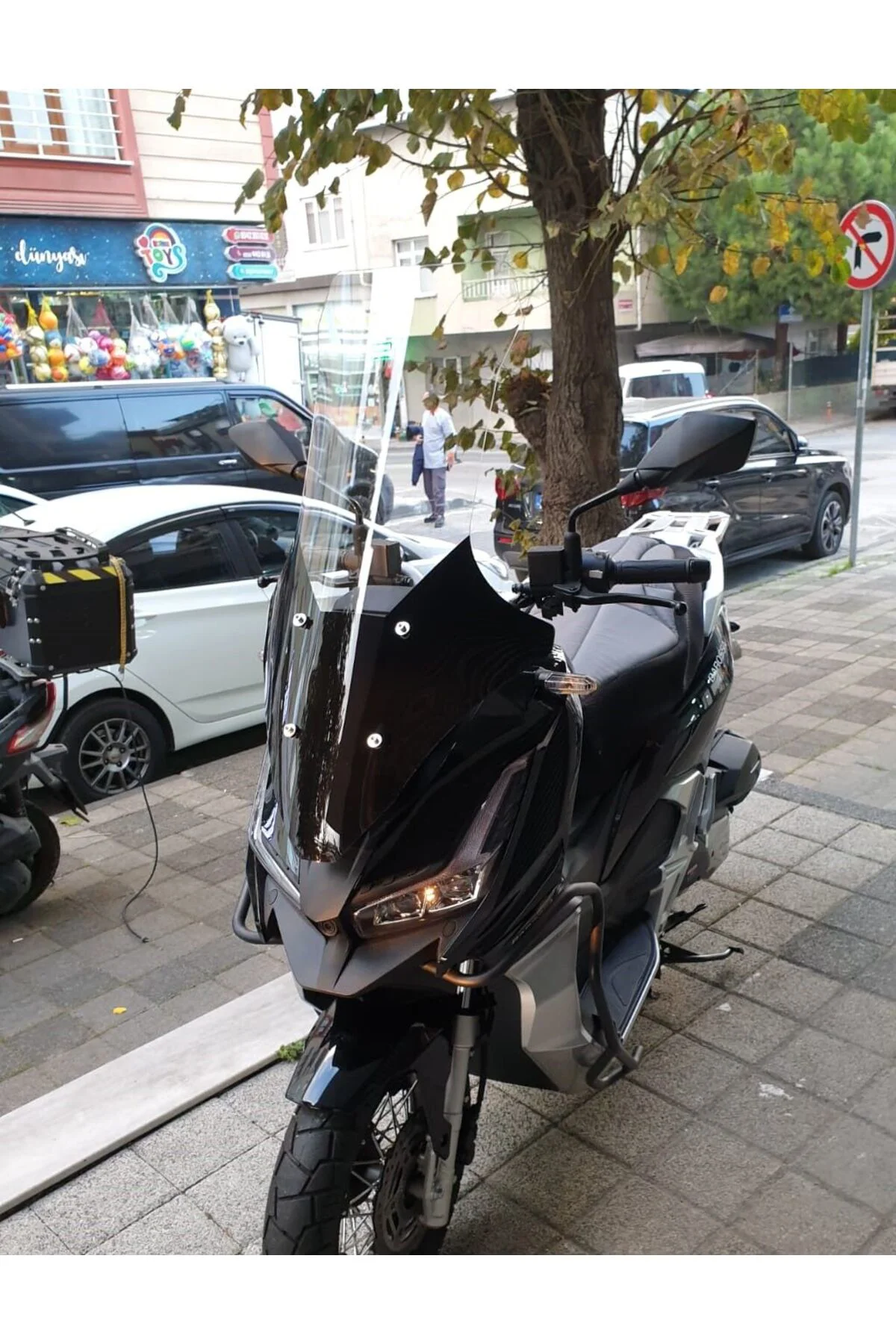 Barossa ADV 125 Ön Cam 2025-2026 Model 78cm Şeffaf Renkli 4mm UZU