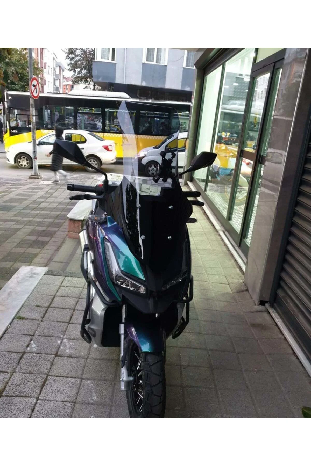 Barossa ADV 125 Ön Cam 2025-2026 Model 78cm Füme Renkli 4mm UZUN