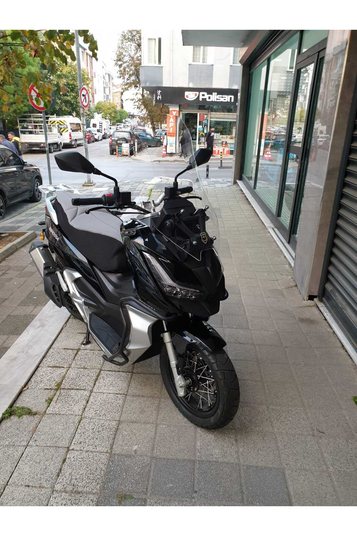 Motocam Barossa Adv 125 Ön Cam 2024 Model 75Cm Şeffaf Renkli 4Mm Uzun Cam