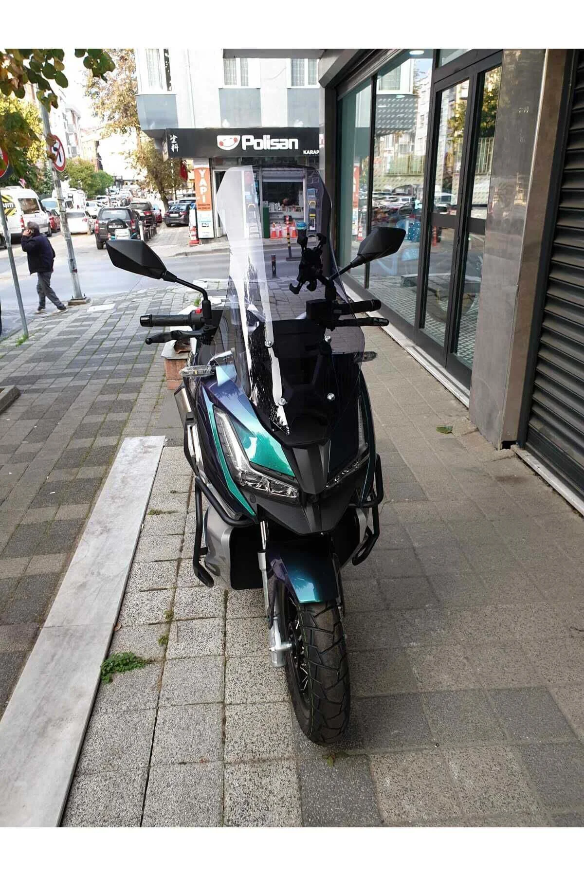 Barossa ADV 125 Ön Cam 2025-2026 Model 65cm Füme Renkli 4mm ORTA 