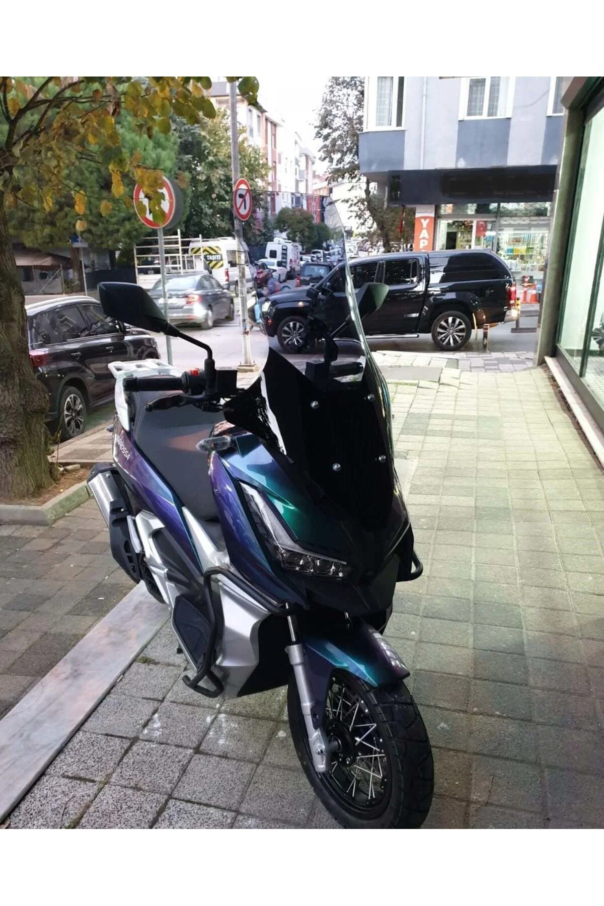 Barossa ADV 125 Ön Cam 2025-2026 Model 78cm Füme Renkli 4mm UZUN