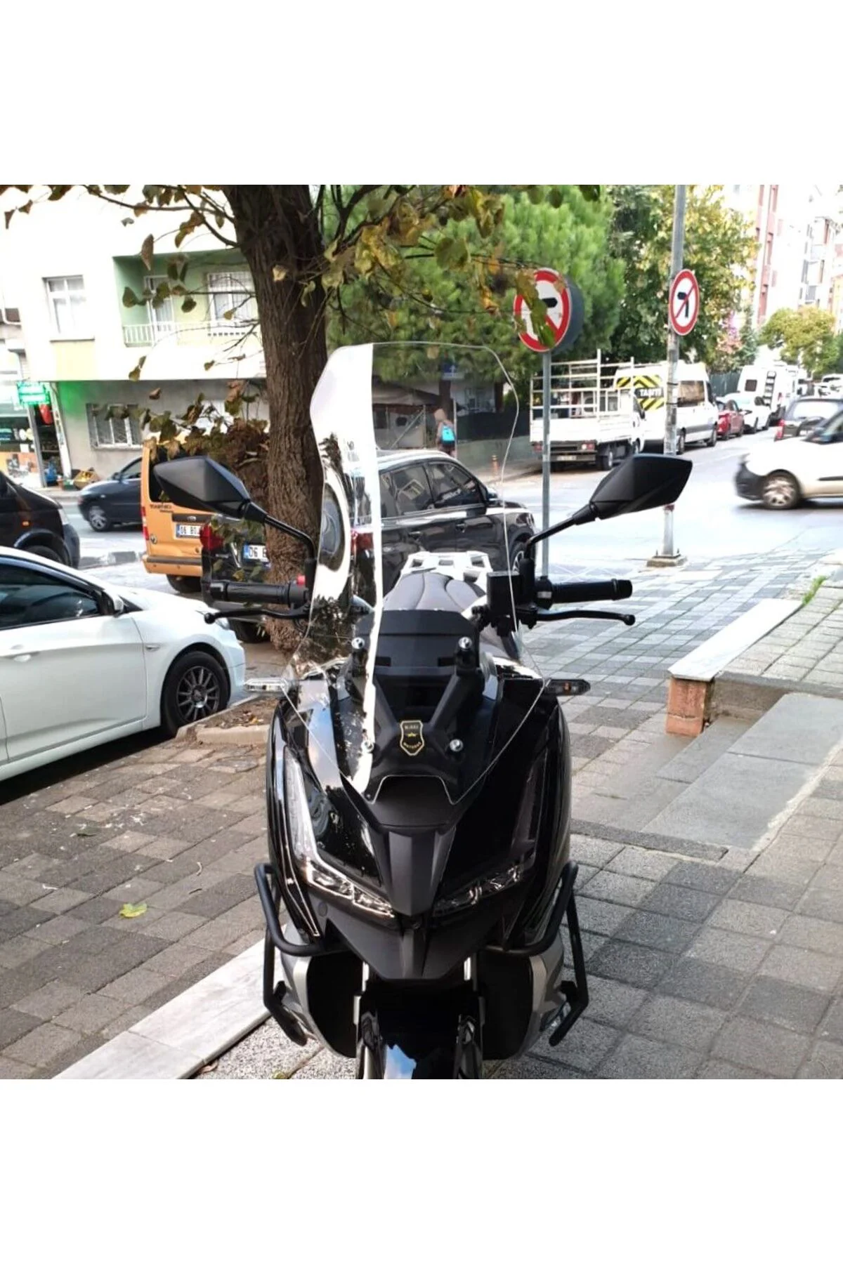 Barossa ADV 125 Ön Cam 2025-2026 Model 65cm Şeffaf Renkli 4mm ORT