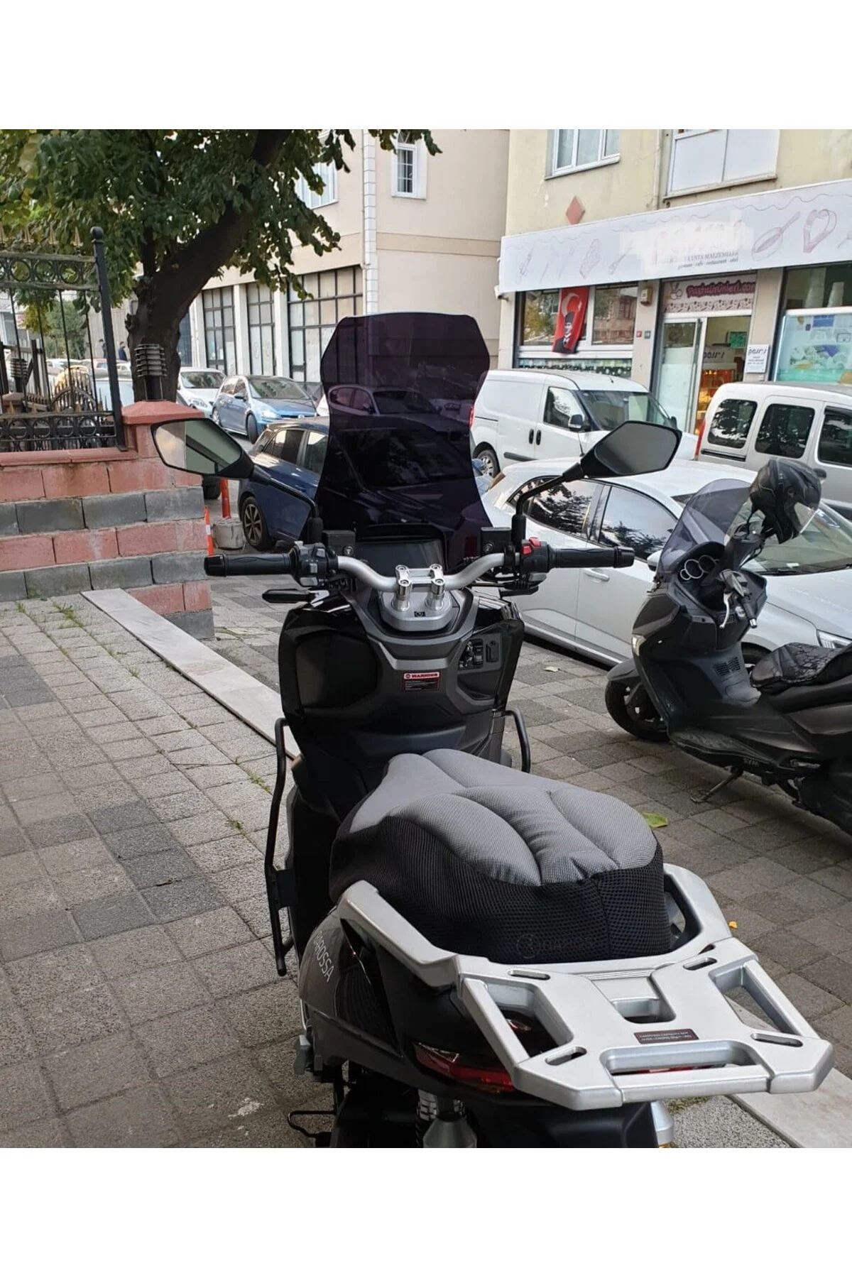 Barossa ADV 125 Ön Cam 2025-2026 Model 65cm Siyah Renkli 4mm ORTA