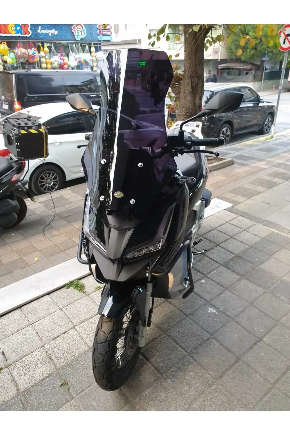 Barossa ADV 125 Ön Cam 2024 Model 57cm Siyah Renkli 4mm KISA SPOR