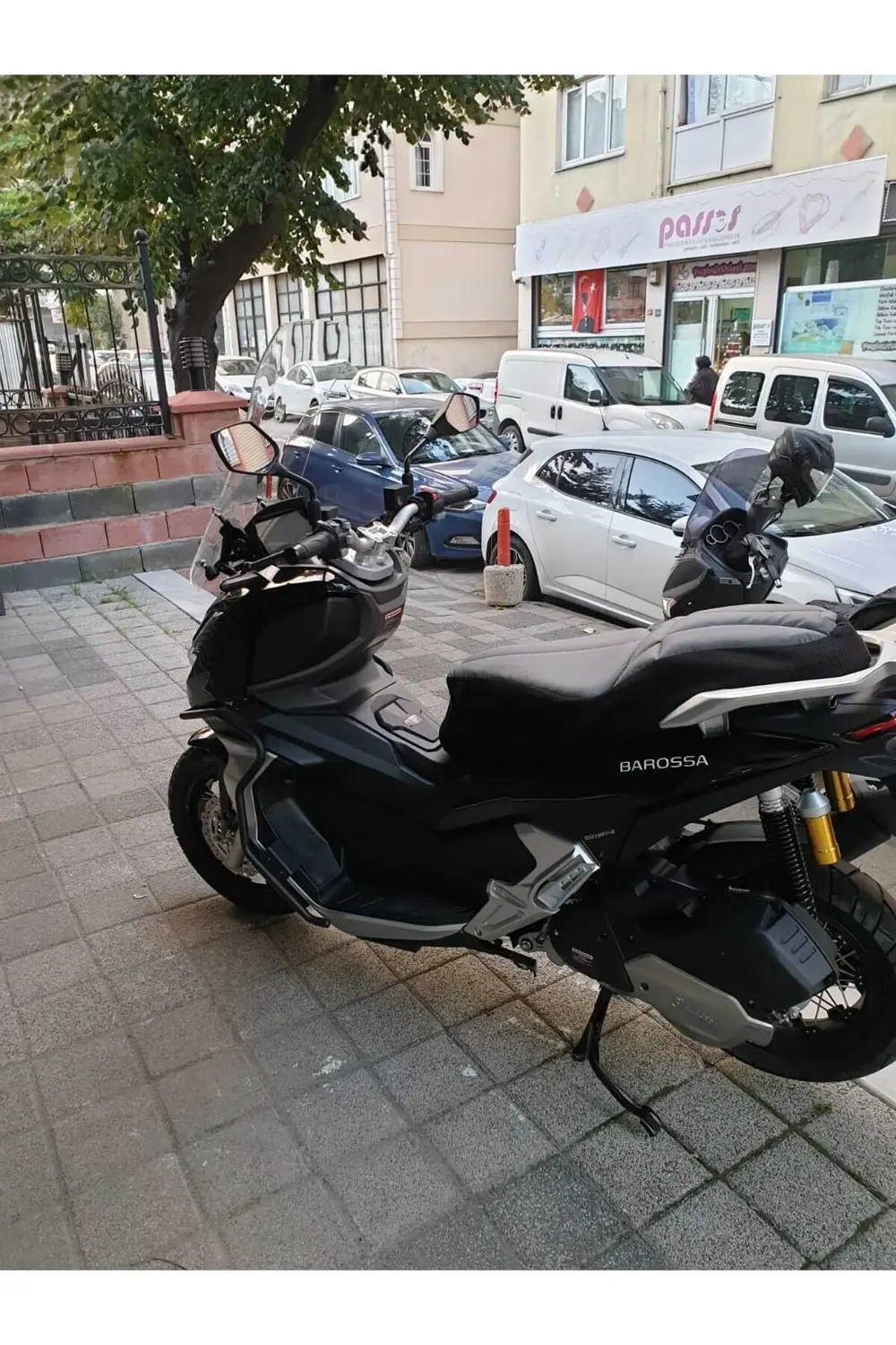 Barossa ADV 125 Ön Cam 2024 Model 75cm Şeffaf Renkli 4mm UZUN CAM