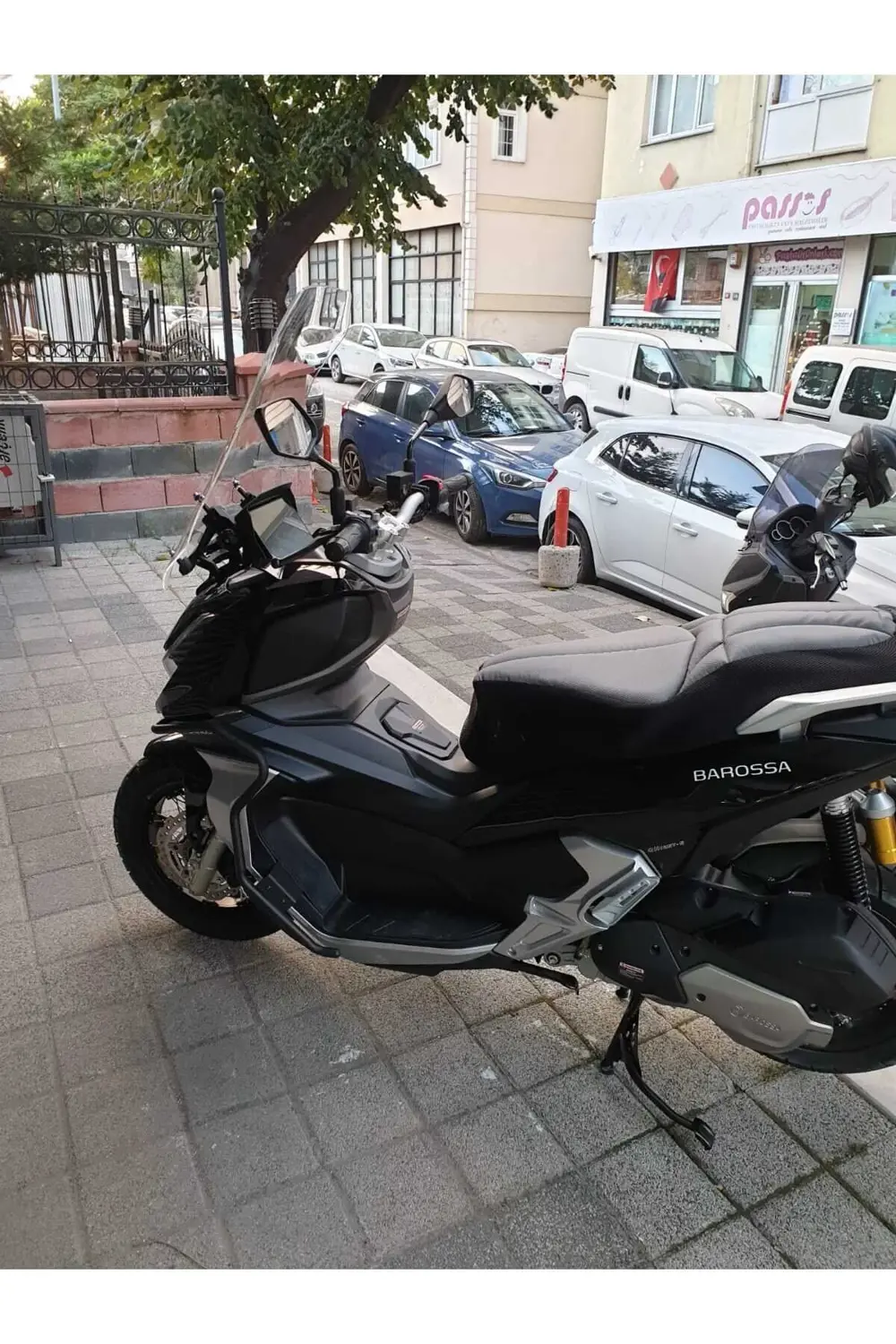 Barossa ADV 125 Ön Cam 2024 Model 75cm Şeffaf Renkli 4mm UZUN CAM