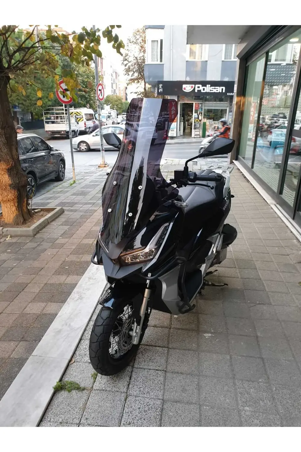 Barossa ADV 125 Ön Cam 2024 Uyumlu Model 78cm Siyah Renkli 4mm UZ