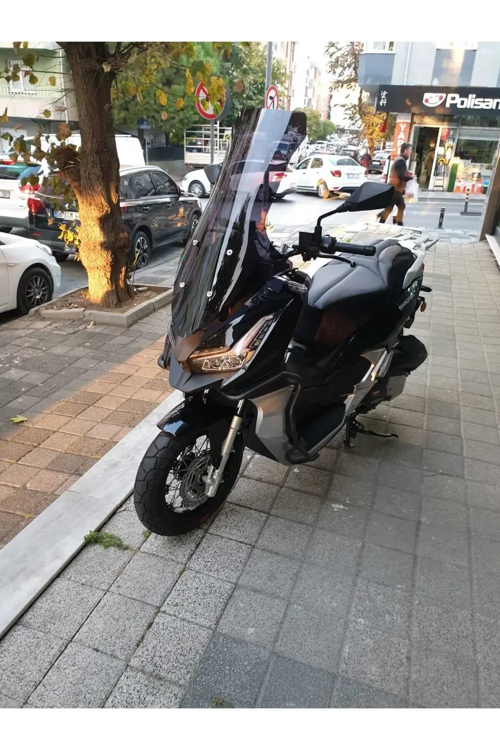 Barossa ADV 125 Ön Cam 2024 Uyumlu Model 78cm Siyah Renkli 4mm UZ