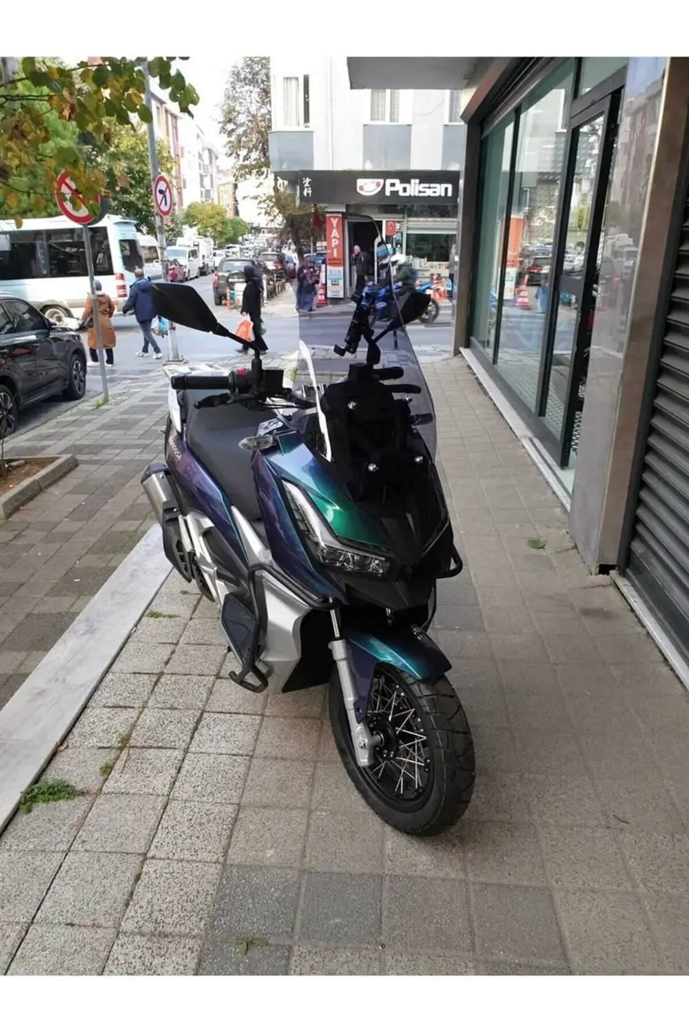 Barossa ADV 125 Ön Cam 2025 Model 75cm Füme Renkli 4mm UZUN