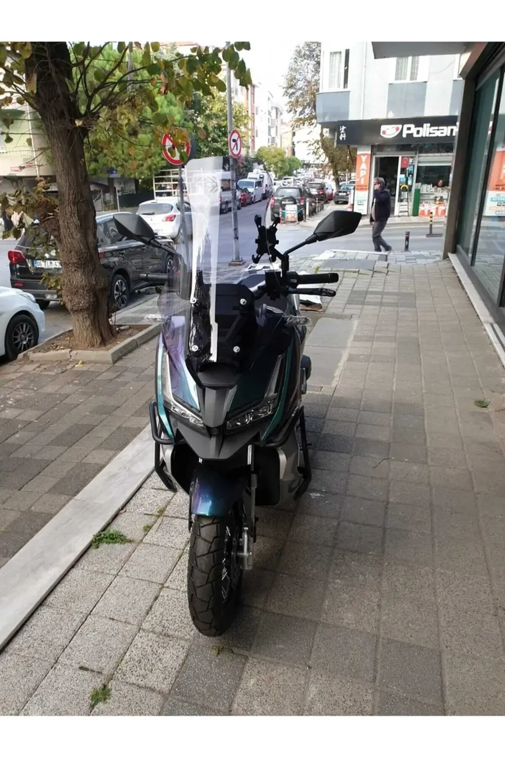 Barossa ADV 125 Ön Cam 2025 Model 75cm Füme Renkli 4mm UZUN