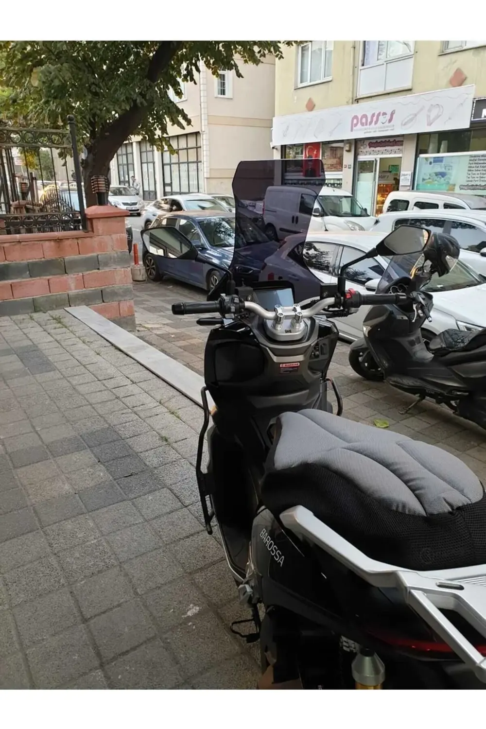 Barossa ADV 125 Ön Cam 2025 Model 78cm Siyah Renkli 4mm UZUN