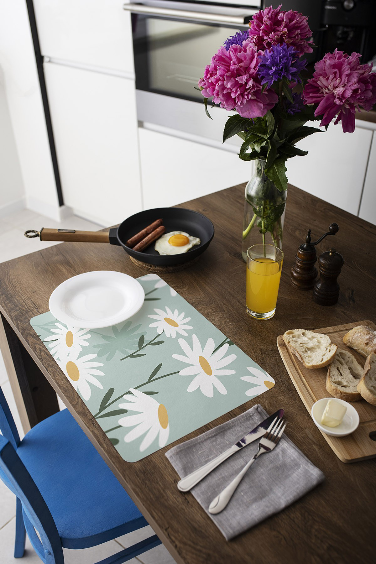 Artikel Bas-032A Dekoratif Baskılı Keçe Amerikan Servisi, Supla 2'Li Serv Artikel Bas-032A Dekoratif Baskılı Keçe Amerikan Servisi, Supla 2'Li Serv