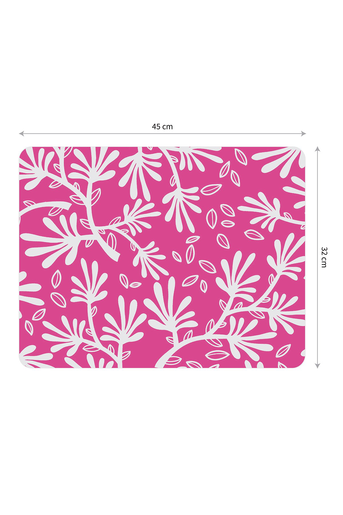 Artikel Bas-033B Dekoratif Baskılı Keçe Amerikan Servisi, Supla 4'Lü Serv