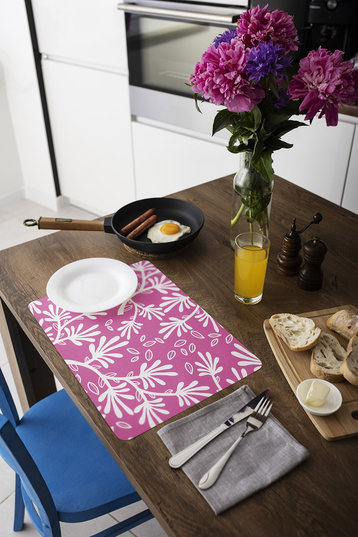 Artikel Bas-033C Dekoratif Baskılı Keçe Amerikan Servisi, Supla 6'Li Serv Artikel Bas-033C Dekoratif Baskılı Keçe Amerikan Servisi, Supla 6'Li Serv