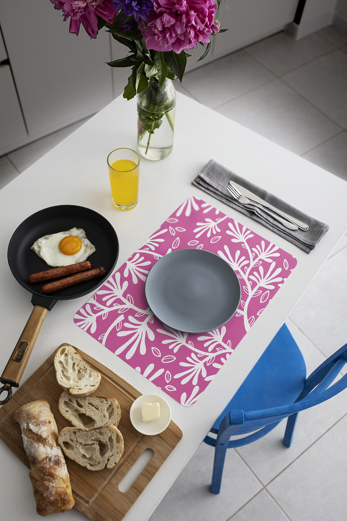 Artikel Bas-033C Dekoratif Baskılı Keçe Amerikan Servisi, Supla 6'Li Serv Artikel Bas-033C Dekoratif Baskılı Keçe Amerikan Servisi, Supla 6'Li Serv