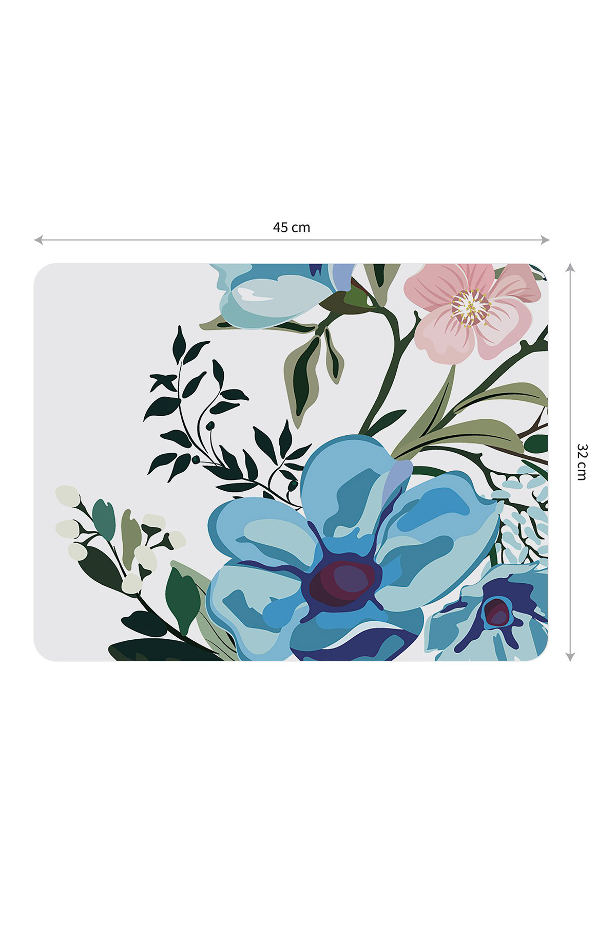 Artikel Bas-040B Dekoratif Baskılı Keçe Amerikan Servisi, Supla 4'Lü Serv Artikel Bas-040B Dekoratif Baskılı Keçe Amerikan Servisi, Supla 4'Lü Serv