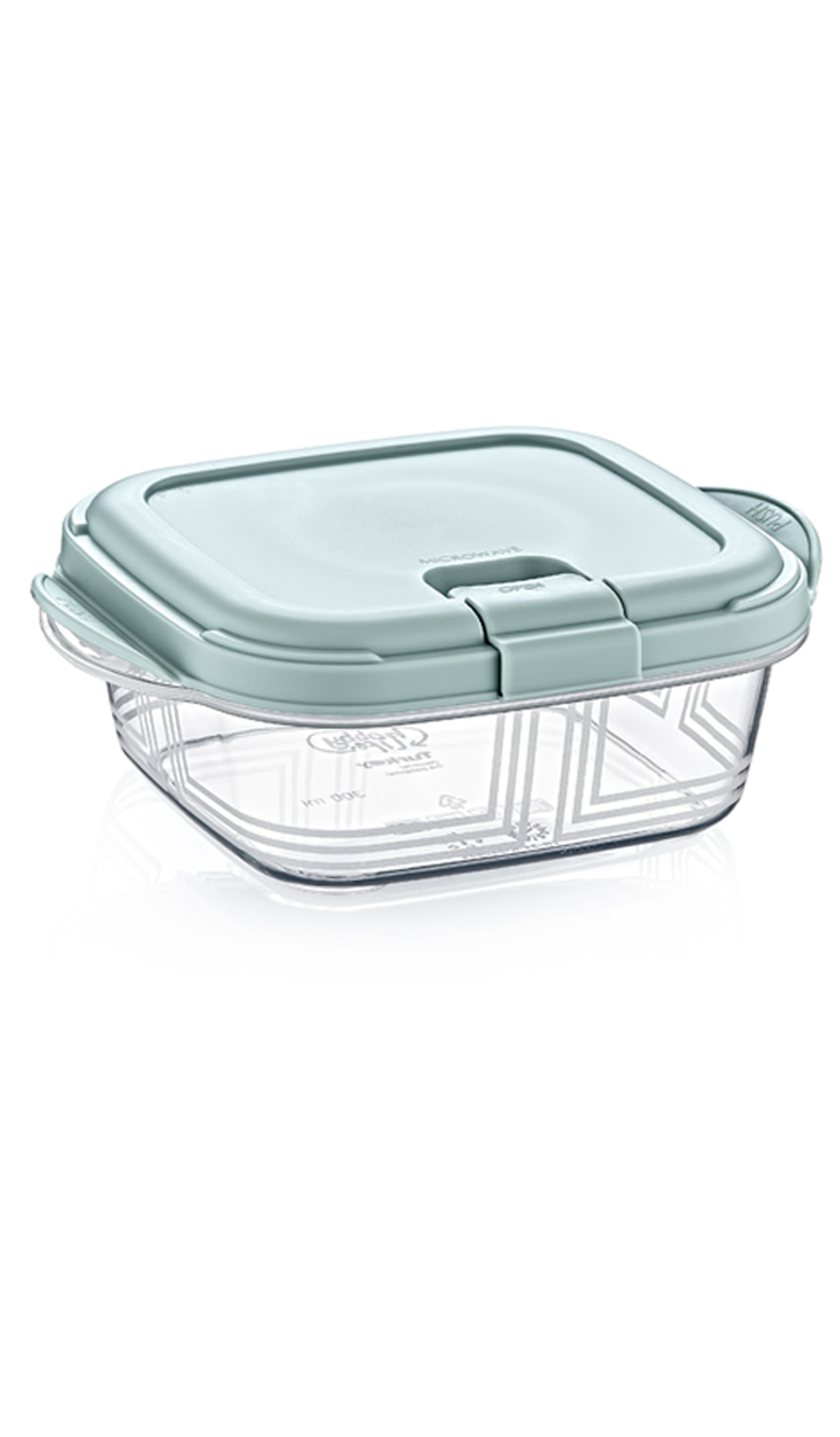 Bas Aç Push Up Kare Mikrodalga Saklama Kabı 0,9 L 81924 Bas Aç Push Up Kare Mikrodalga Saklama Kabı 0,9 L 81924