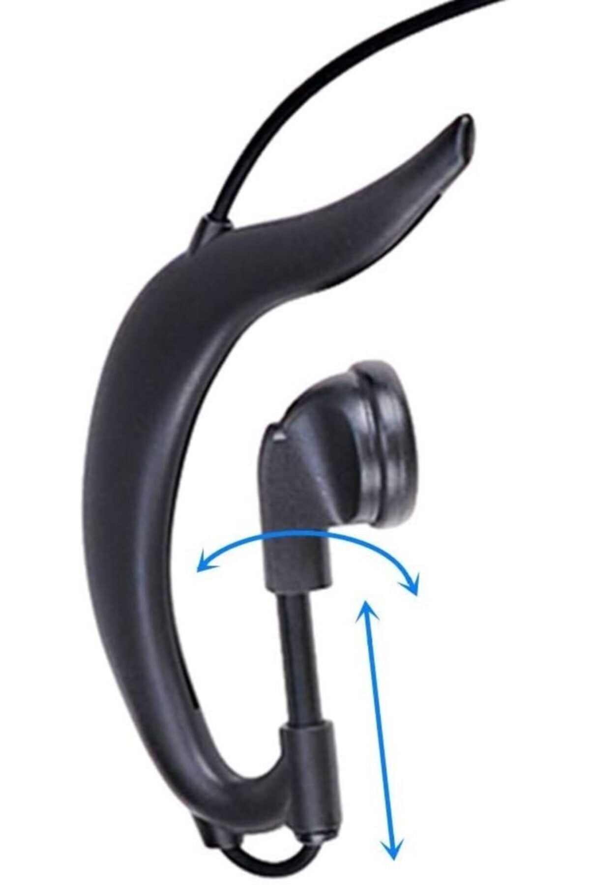 Bas Konuş Mikrofonlu Kulakiçi Telsiz Kulaklık Krisun Kenwood Qyt 