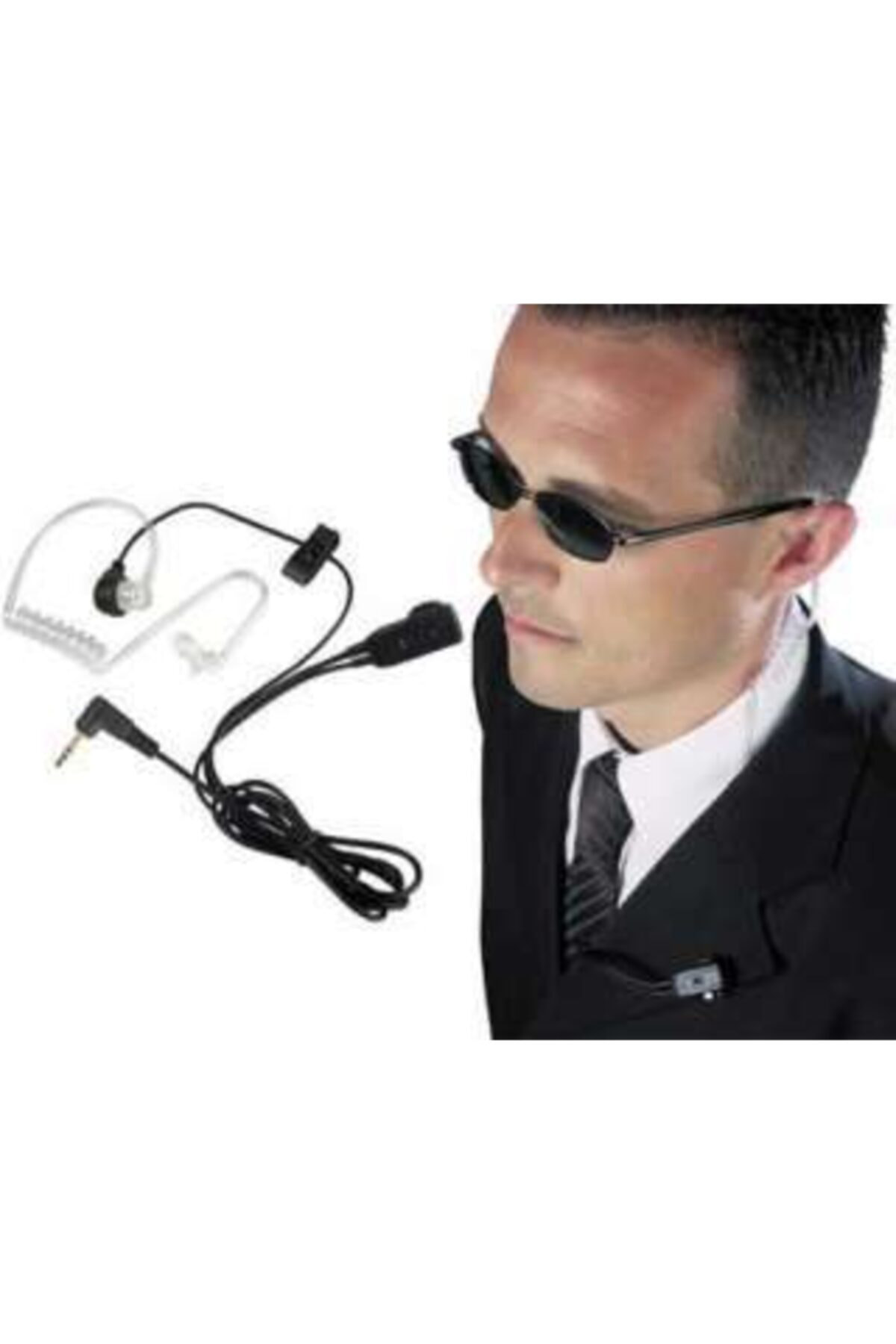 Bas Konuş Mikrofonlu Kulakiçi Ajan Telsiz Kulaklığı Air Aselsan 4