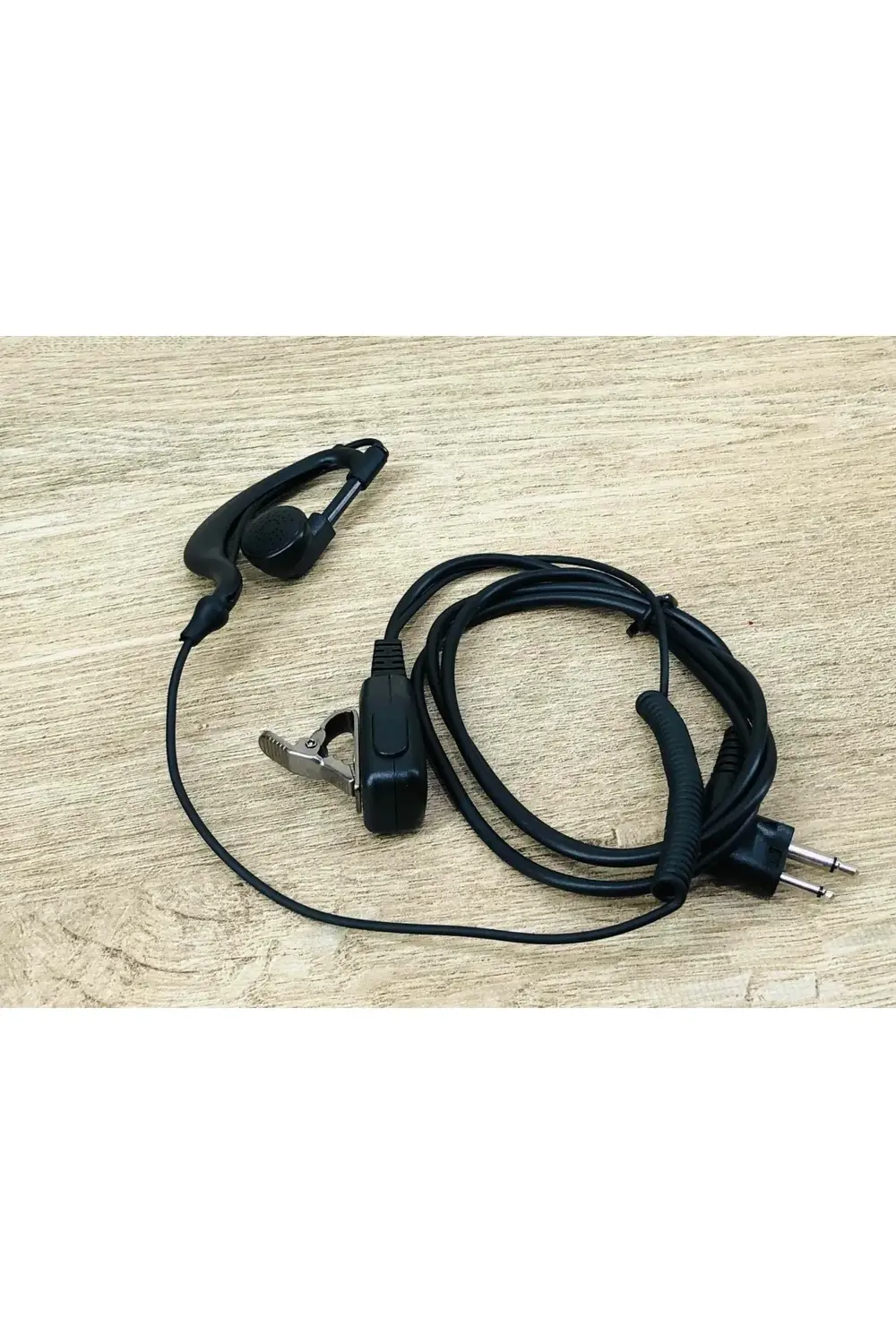 Bas Konuş Spiral G Tipi Kablolu  Uyumlu El Telsiz Kulaklık Motoro