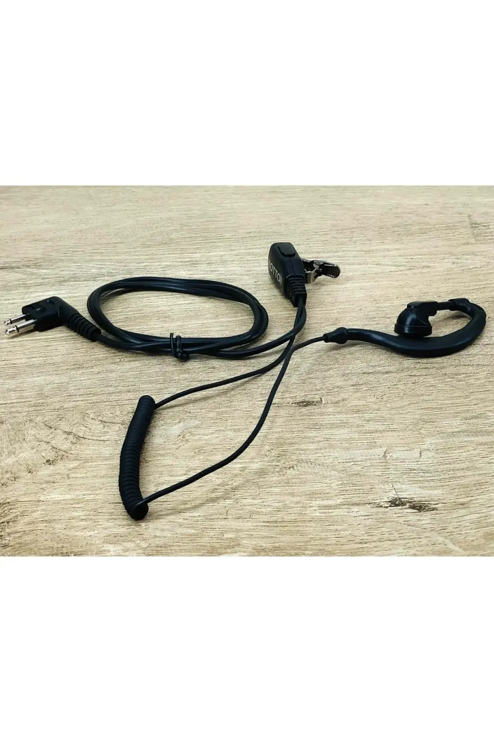 Bas Konuş Spiral G Tipi Kablolu  Uyumlu El Telsiz Kulaklık Motoro