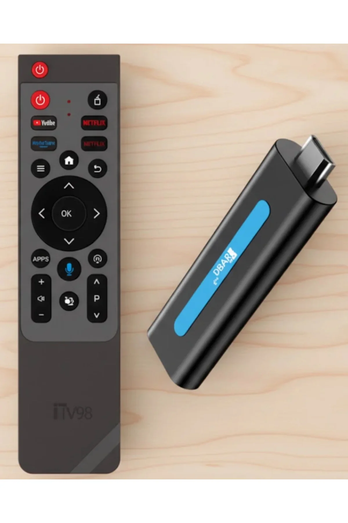 Bas Konuşlu Kumandalı 8K TV Stick Akıcı Yayın Deneyimi