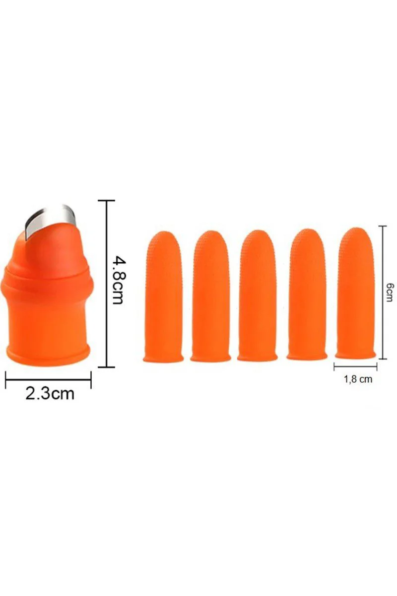 Baş Parmak Koruyucu Eldiven – Sebze Meyve Soyucu Silikon Aparat | 5’li Set Fiyatı, Yorumları ve Özellikleri