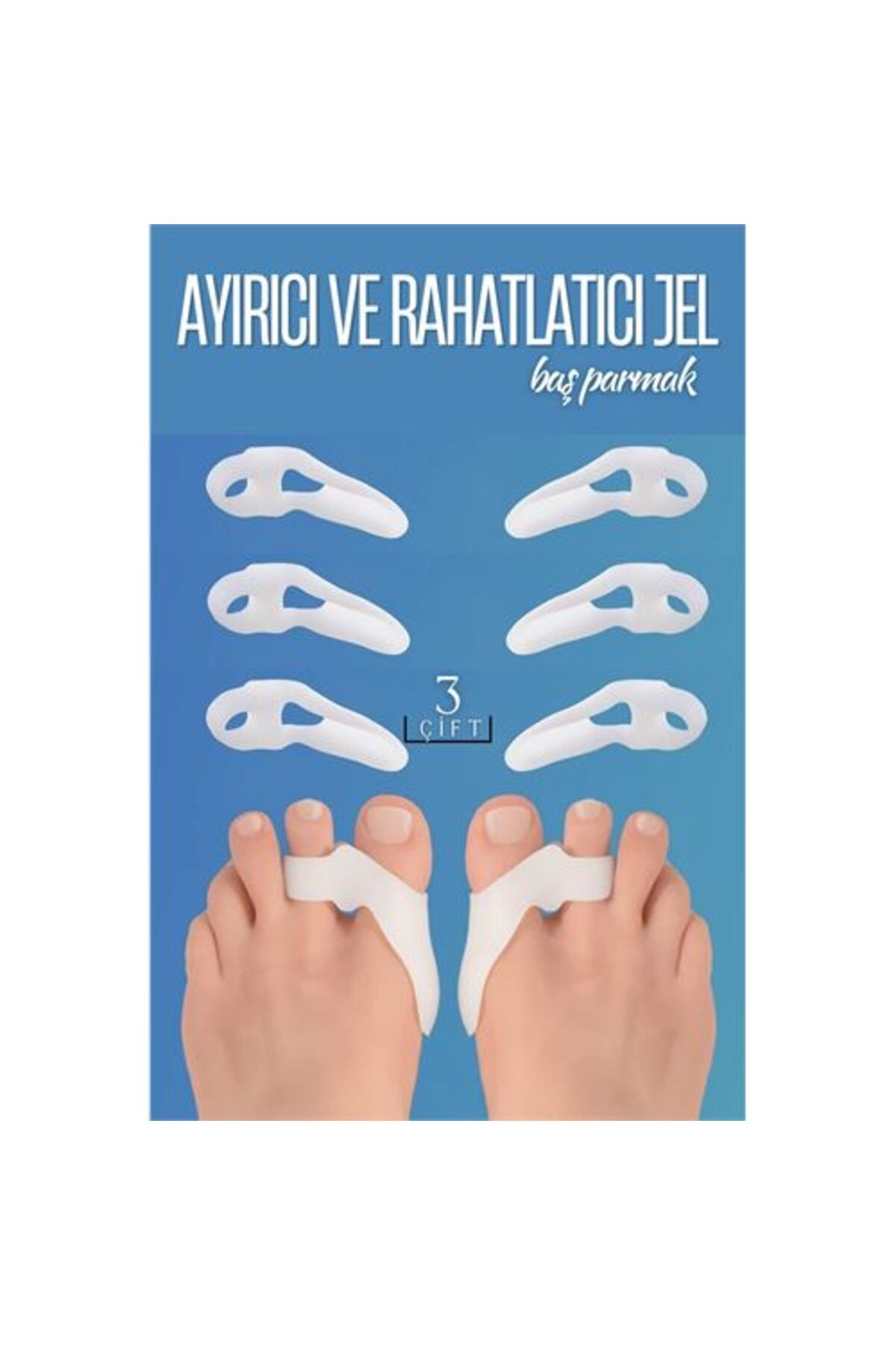 Baş Parmak Parmak Ayırıcı ve Rahatlatıcı 3 ÇİFT