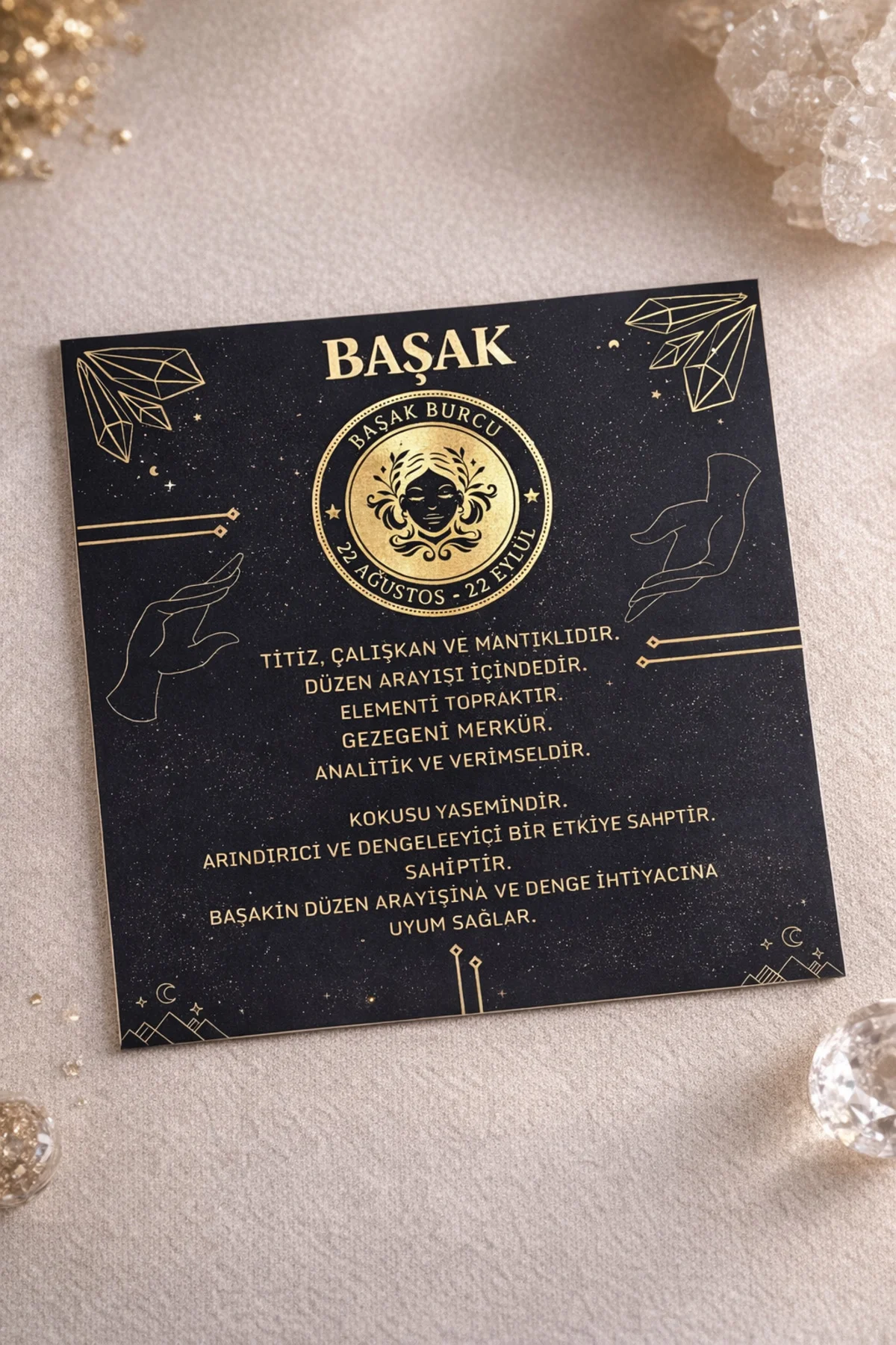 Başak Burç Kişiye Özel Mum Seti %100 Doğal (Soya Wax)