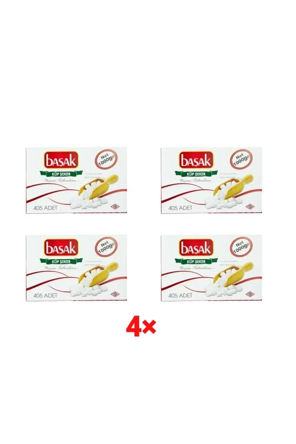 Başak Küp Şeker 1 kg 4’lü Paket