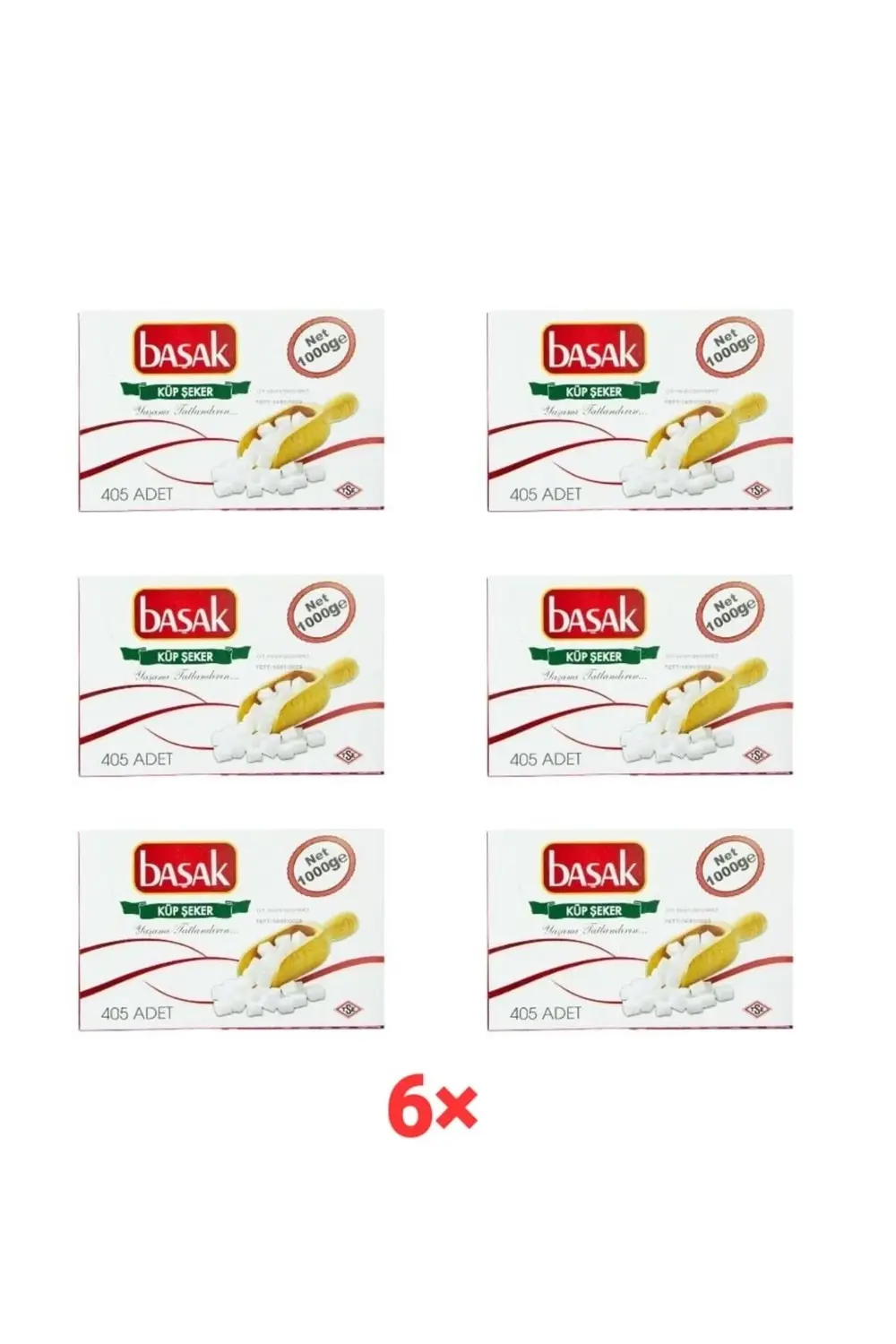 Başak Küp Şeker 1 kg 6’lı Paket