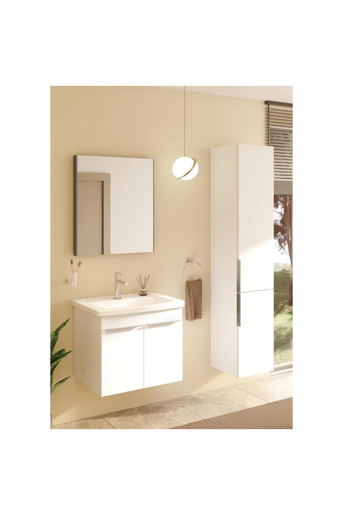 Base 200 A44101 Halka Havluluk, Krom