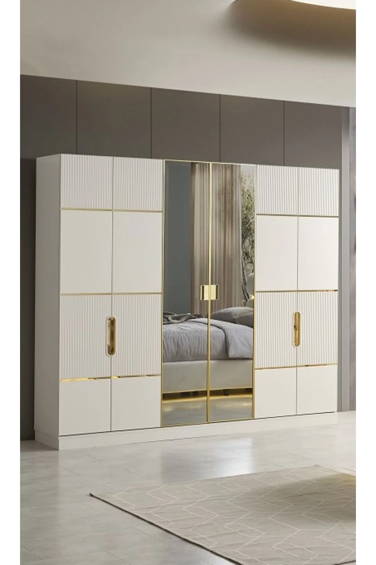 BASEL MDF 6 KAPAKLI DOLAP Fiyatı, Yorumları ve Özellikleri