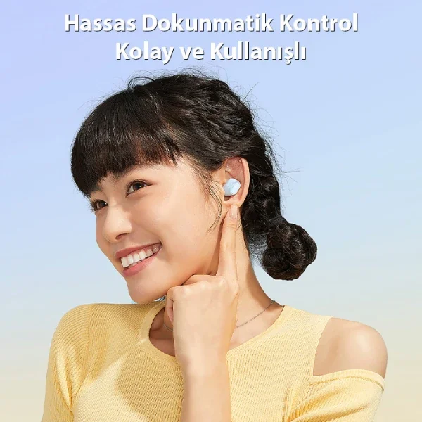 Baseus Bowie WM02 True Wireless Bluetooth Kulaklık – Gecikmesiz Oyuncu Modu & 25 Saat Pil