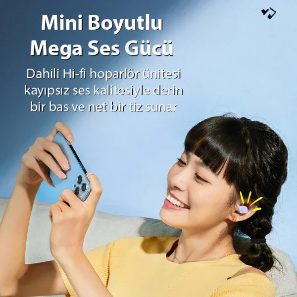 Baseus Bowie WM02 True Wireless Bluetooth Kulaklık – Gecikmesiz Oyuncu Modu & 25 Saat Pil