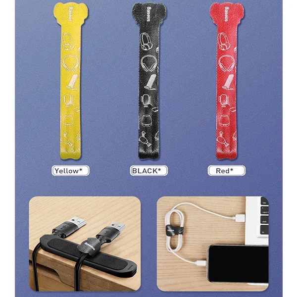 Baseus Cable Fixer Kit Kablo Organizatör Tutucu Ve Ayrıştıcı-1852 Fiyatı, Yorumları ve Özellikleri