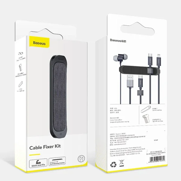Baseus Cable Fixer Kit Kablo Organizatör Tutucu Ve Ayrıştıcı-1852 Fiyatı, Yorumları ve Özellikleri