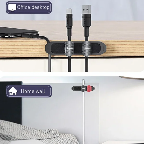 Baseus Cable Fixer Kit Kablo Organizatör Tutucu Ve Ayrıştıcı-1852 Fiyatı, Yorumları ve Özellikleri