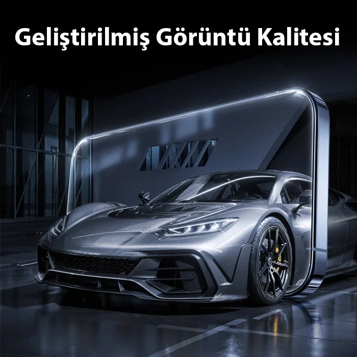 Baseus Crystalline iPhone 15 Pro için Parlama Önleyici Tempered Cam Ekran Koruyucu-1852